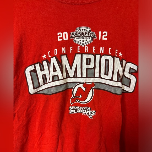 NJ Devils 2012 Championship Shirt - Picture 2 of 5